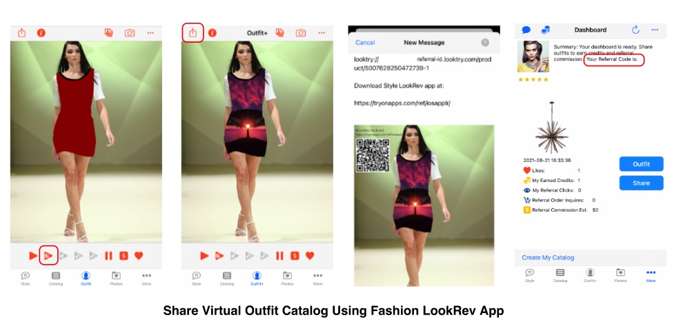 Share Virtual Fashion Catalog Using LookRev